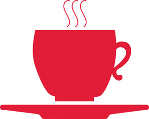 Tea Cup Plate icon vector illustration graphic