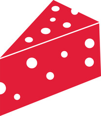 Cheese vector illustration graphic icon