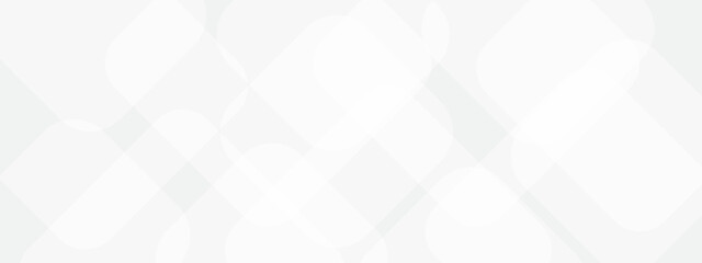Abstract white and gray square pattern background with technology banner design.