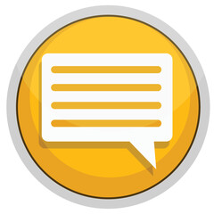 Comments Icon, Web Comments, Speech bubble icon symbol