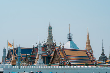 Fototapeta premium royal palace in bangkok city march 2023