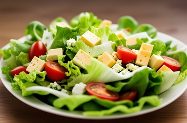salad with cheese