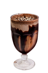 Drink de Chocolate, fundo transparente