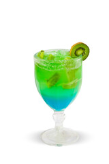 Cocktail with lime and mint