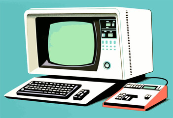 Computer retro II, Illustration