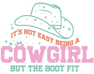 Western Cowgirl SVG Design 