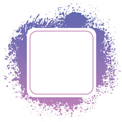 Square Inky Splashes Background