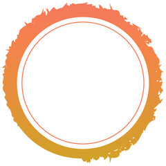 Round Inky Splashes Background