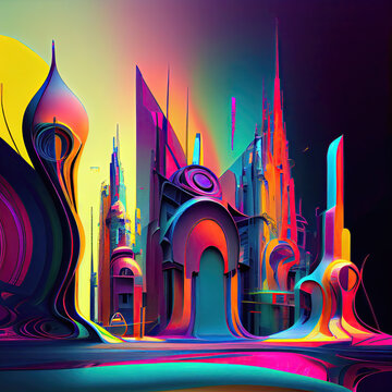 background with city