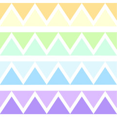 seamless geometric pattern with triangles