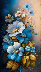 Vibrant Floral Background Texture | AI Generated