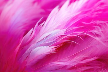 soft  pink feather generative ai