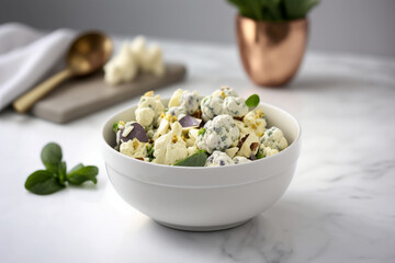 Keto Cauliflower Potato Salad Recipe: Low-Carb and Healthy