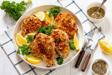 baked in oven panko breaded pork chops on bone