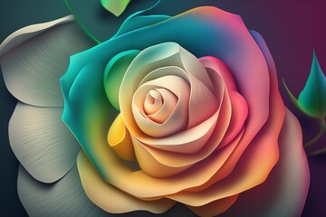 Experience the beauty of flowers through stunning art pieces. Discover a variety of styles including vibrant colors and more. Beautiful Color Art. GENERATED AI.