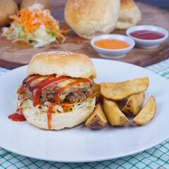 pulled pork sandwich