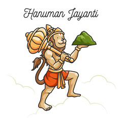 Hanuman Jayanti Illustration