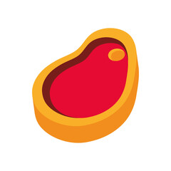 PNG image meat steak icon transparent background