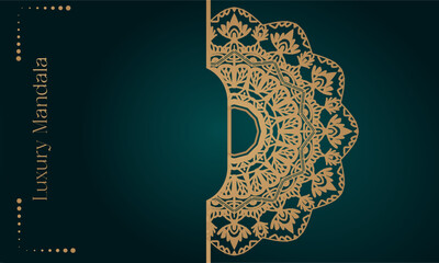 Ornamental Luxury Mandala Design Background