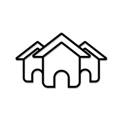 black three home icon