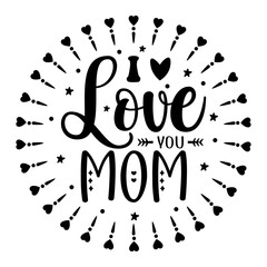 Mom T-shirt Designs, Mother's Day Quotes typography Graphic T-shirt Collection