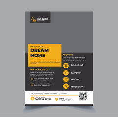 Construction Flyer Template Design