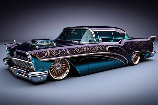 vintage lowrider car
