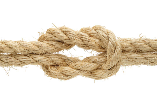 Thief knot made of rough hemp rope