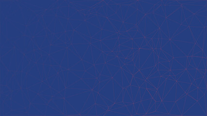 Fototapeta na wymiar Blue geometric abstract background with triangle shape pattern.