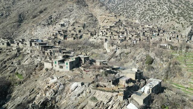 Village of Nurigram in nuristan of Afghanistan, Nuristan Villages