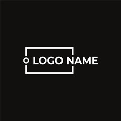 Abstract minimalist logo design concept