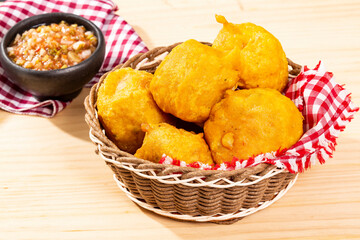 Stuffed Potato Typical Fry Of Several Latin American Countries