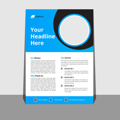 Corporate business a4 vector flyer designe for company promotion,poster or brochure cover layout, annual report, and advertising.