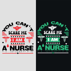 Nurse custom typography t shirt design