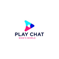 Play icon symbol design inspiration vector