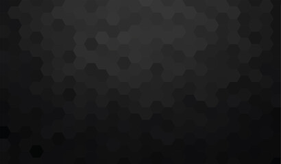 Abstract geometry hexagon black texture background pattern. vector illustration.
