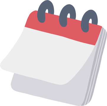 recommend clip art: Cute minimal calendar illustration. sticker template decorated