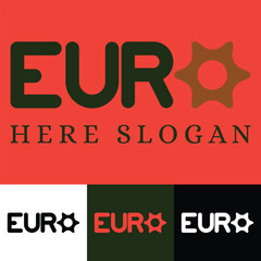 EUROSTAR symbol Icon pictorial mark logo design. Creative clean and minimal EUROSTAR symbol Icon pictorial mark logo design template.Professional design for any institute 5