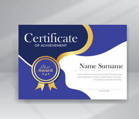 Modern Design Certificate Template