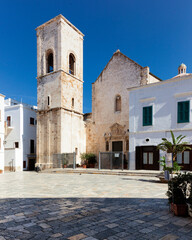 Fototapeta na wymiar Polignano a mare, Bari. Chiesa di Santa Maria Assunta