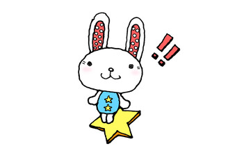 空飛ぶスターうさぎ
