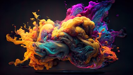 Colorful dust