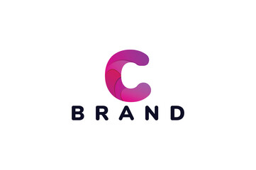 Letter C logo icon design template elements.