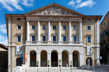 Fototapeta na wymiar Ancona. Facciata del Teatro delle Muse / Marche 