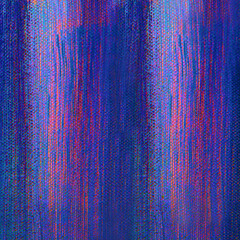 Blue art strokes of oil paint on a canvas. The texture of the material and oil paint. Abstract...