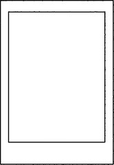 シンプルなタッチ　ポラロイド写真のイラストレーション