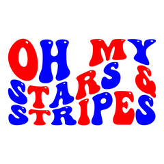 Oh my stars & stripes svg