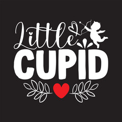 Little cupid Funny Kid Valentine Svg