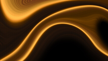 Abstracts Flow Glow Yellow Fiber Background