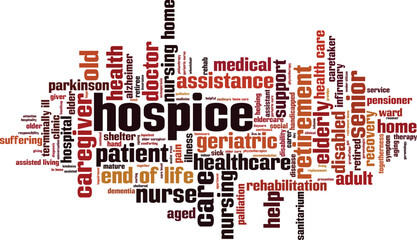 Hospice word cloud